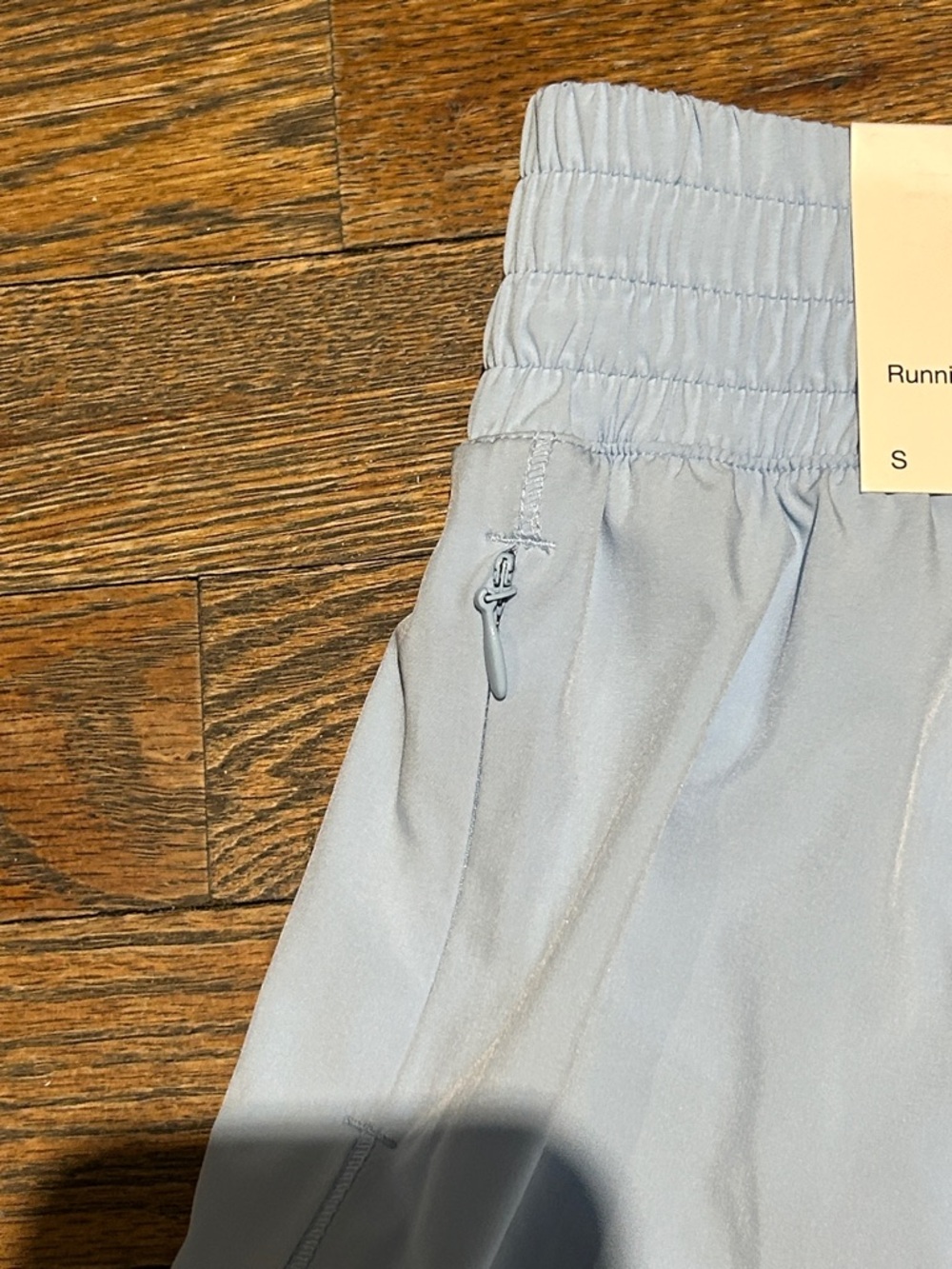 Light Blue Women's Athletic Shorts - Picture 5 of 6